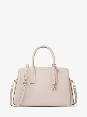 MK Henkeltasche Laila Medium Aus Leder - Rosa