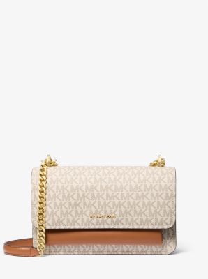 Claire Large Signature Logo Shoulder Bag image number 0