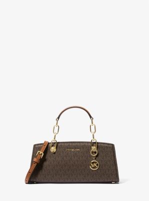 Cynthia Small Signature Logo Satchel image number 0