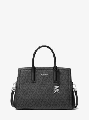 Laila Medium Signature Logo Satchel image number 0