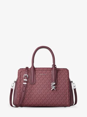 Laila Medium Signature Logo Satchel