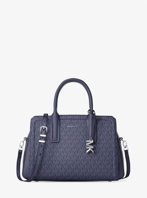 Laila Medium Signature Logo Satchel