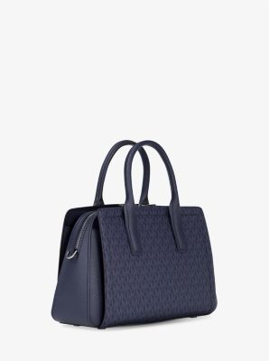 Laila Medium Signature Logo Satchel
