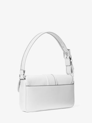 Schultertasche Colby Medium aus Leder mit Ösen