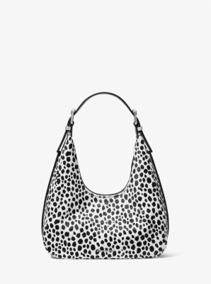 Hobo Bag Nolita Small aus Kalbshaar mit Gepardenmuster