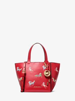 Jordi Small Leather Convertible Tote Bag