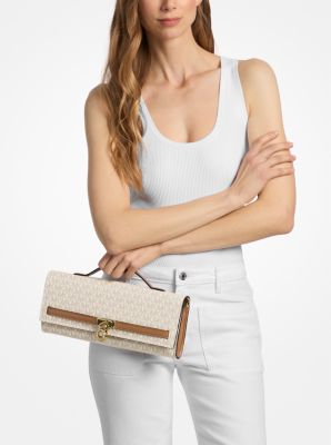 Hamilton Moderne Medium Signature Logo Clutch