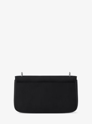 Schultertasche Tribeca Large aus gekrispeltem Leder in SCHWARZ | Michael Kors