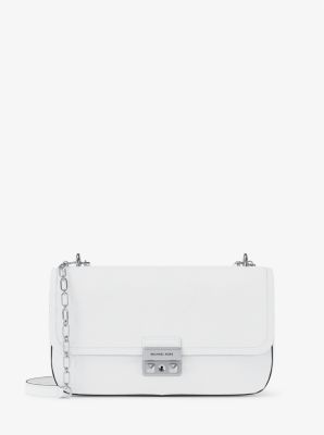 Grand sac à épaule Tribeca en cuir grainé