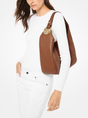 michael kors fulton shoulder bag gold