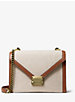 Whitney Large Hemp and Leather Convertible Shoulder Bag image number 0