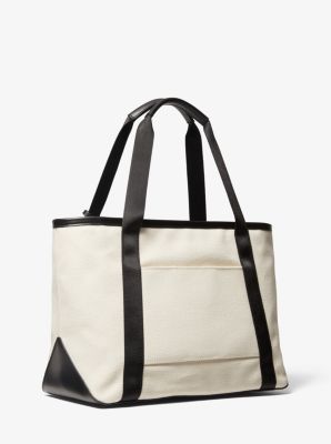 canvas michael kors tote bag