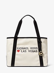 The Michael Large Canvas Las Vegas Tote Bag - NATURAL - 30S0G01T5I