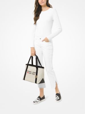 The Michael Small Canvas New York Tote Bag