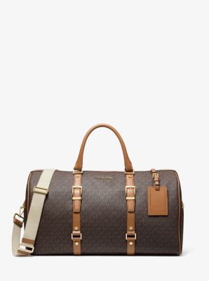 michael kors duffle bag gold