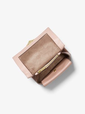 Cece Medium Two-Tone Leather Shoulder Bag