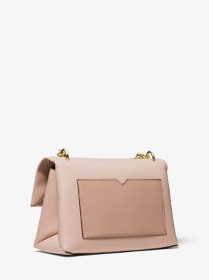 Cece Medium Two-Tone Leather Shoulder Bag