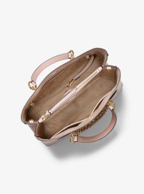 Cece Small Leather Chain Messenger Bag