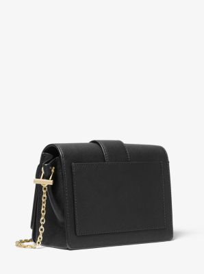 Hayden Medium Studded Saffiano Leather Messenger Bag | Michael Kors