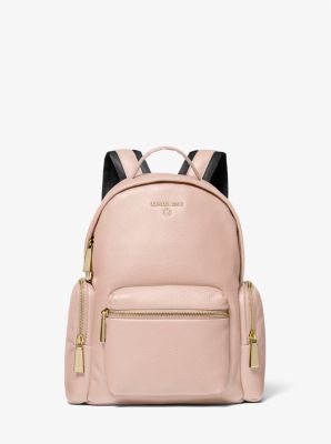 michael kors white leather backpack