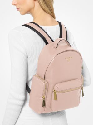 michael kors small leather backpack