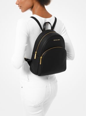 Abbey Medium Pebbled Leather Backpack Michael Kors