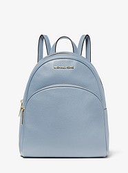 Abbey Medium Pebbled Leather Backpack - PALE BLUE - 30S0GAYB6L