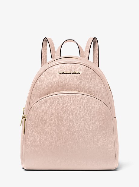 Abbey Medium Pebbled Leather Backpack - SOFT PINK - 30S0GAYB6L
