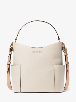 Bedford Medium Two-Tone Pebbled Leather Shoulder Bag | Michael Kors