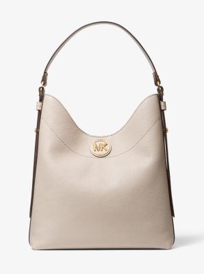 Bowery Large Pebbled Leather Shoulder Bag Michael Kors