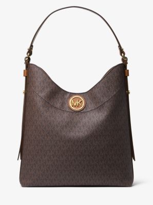 Bowery large pebbled leather shoulder bag new arrivals