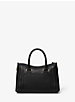 Carine Small Studded Pebbled Leather Satchel image number 4