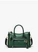 Carine Small Studded Pebbled Leather Satchel image number 0
