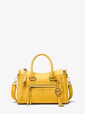 michael kors yellow satchel