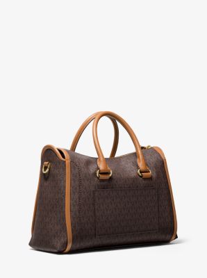 Michael Kors Carine Logo Satchel Bag