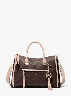 Carine Medium Logo Satchel | Michael Kors