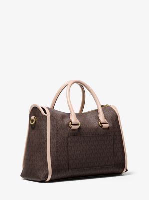 Carine Medium Logo Satchel