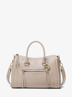 Carine Medium Pebbled Leather Satchel image number 0