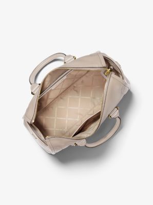 Carine Medium Pebbled Leather Satchel image number 1