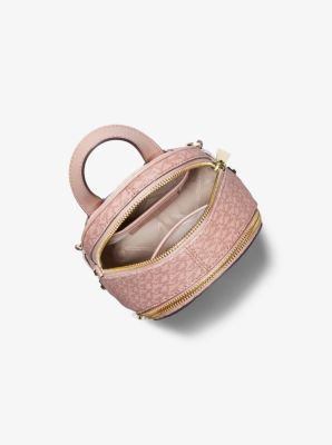 Michael Michael Kors Rhea Mini Monogram Backpack - Neutrals