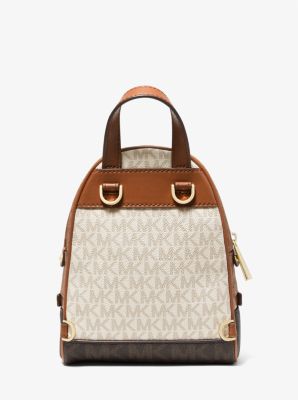 Rhea Mini Color Block Logo Backpack Michael Kors