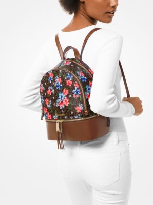 Michael kors flower backpack sale