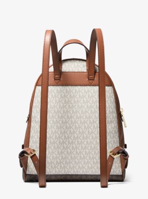 Michael Kors Ladies Colorblock Rhea Medium Signature Logo Backpack � :  : Clothing, Shoes & Accessories