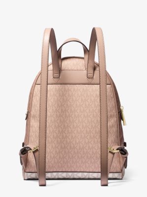 michael kors rhea medium backpack brown