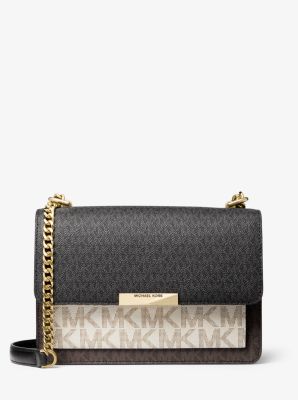 Michael Kors ade Large Tri-Color Logo Crossbody Bag 