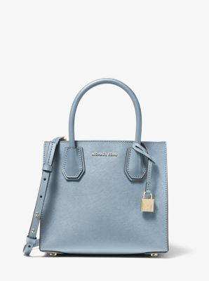 michael kors baby blue handbag
