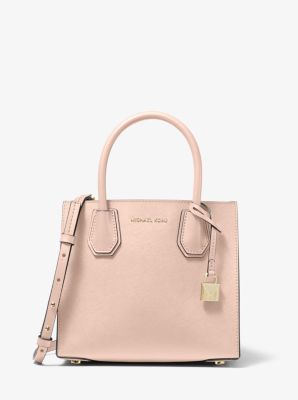 michael michael kors mercer pebbled and embossed leather accordion crossbody