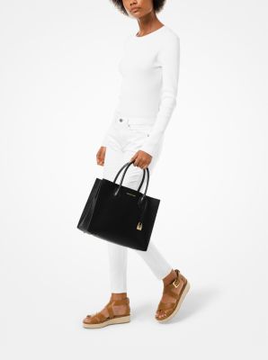 Mercer Large Saffiano Leather Tote Bag