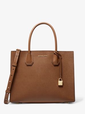 michael kors brown and red purse