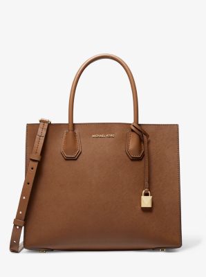 Mercer Large Saffiano Leather Tote Bag